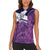 Scotland Rugby Custom Women Sleeveless Polo Shirt Go Scottish Thistle Purple Version - Wonder Print Shop