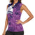 Scotland Rugby Custom Women Sleeveless Polo Shirt Go Scottish Thistle Purple Version - Wonder Print Shop