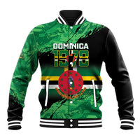 Persionalized Dominica 1978 Baseball Jacket Dominik Independence Anniversary Grunge Style - Wonder Print Shop