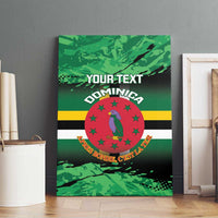 Persionalized Dominica 1978 Canvas Wall Art Dominik Independence Anniversary Grunge Style - Wonder Print Shop