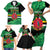 Persionalized Dominica 1978 Family Matching Short Sleeve Bodycon Dress and Hawaiian Shirt Dominik Independence Anniversary Grunge Style - Wonder Print Shop