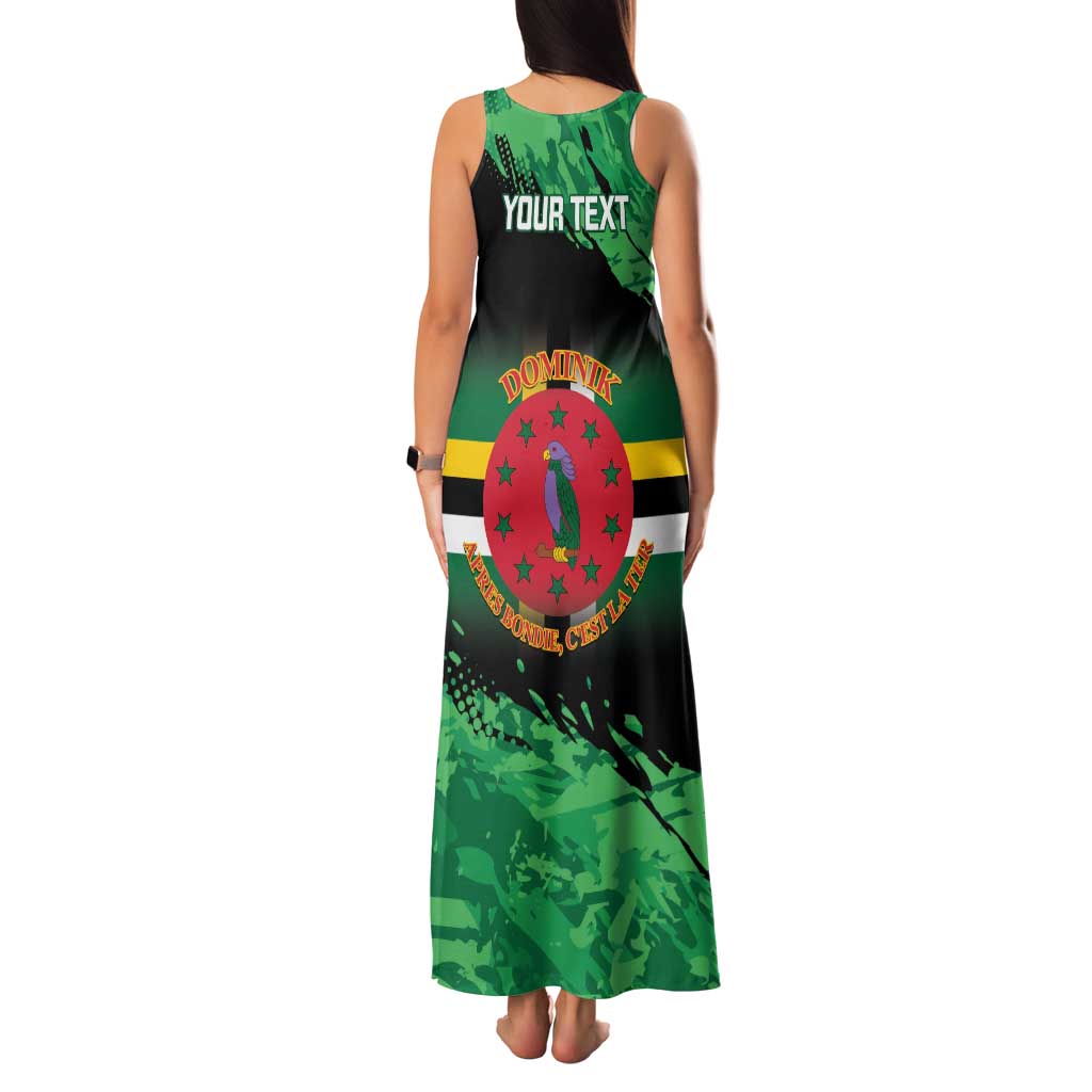 Persionalized Dominica 1978 Family Matching Tank Maxi Dress and Hawaiian Shirt Dominik Independence Anniversary Grunge Style - Wonder Print Shop
