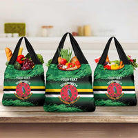 Persionalized Dominica 1978 Grocery Bag Dominik Independence Anniversary Grunge Style