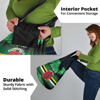 Persionalized Dominica 1978 Grocery Bag Dominik Independence Anniversary Grunge Style