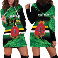 Persionalized Dominica 1978 Hoodie Dress Dominik Independence Anniversary Grunge Style - Wonder Print Shop