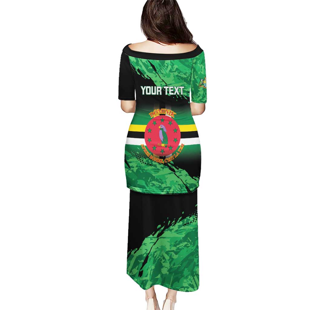 Persionalized Dominica 1978 Puletasi Dominik Independence Anniversary Grunge Style - Wonder Print Shop