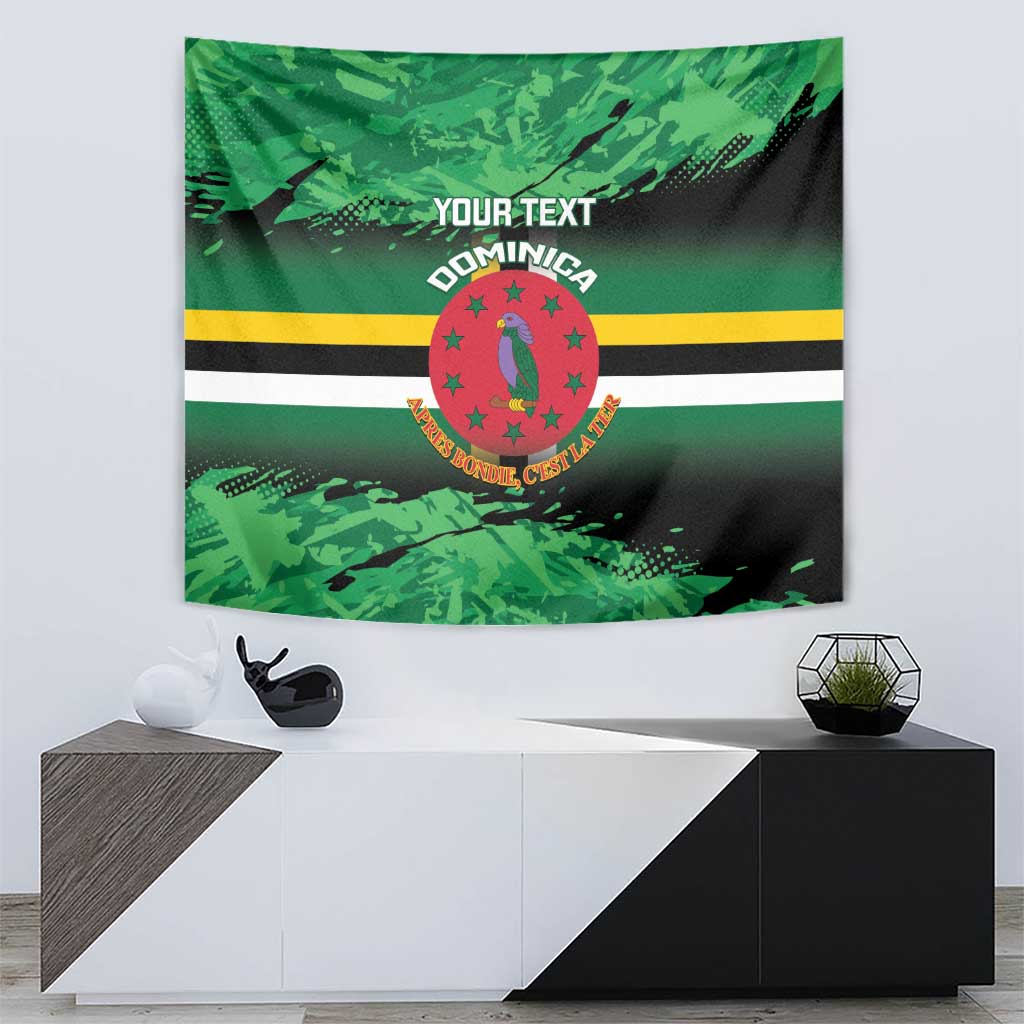 Persionalized Dominica 1978 Tapestry Dominik Independence Anniversary Grunge Style - Wonder Print Shop