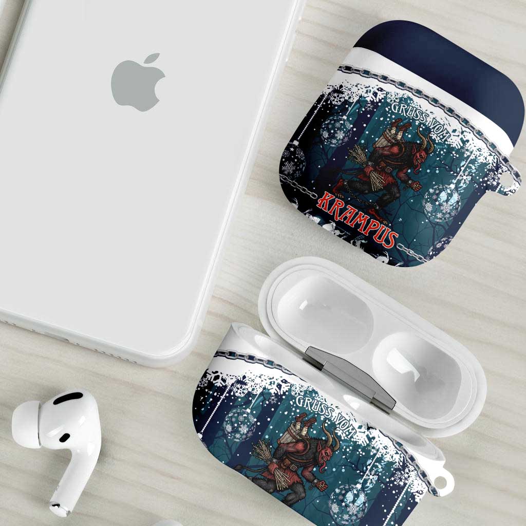 Gruss vom Krampus Christmas AirPods Case Creepy Xmas Devil - Wonder Print Shop