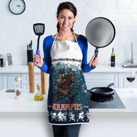 Gruss vom Krampus Christmas Apron Creepy Xmas Devil - Wonder Print Shop