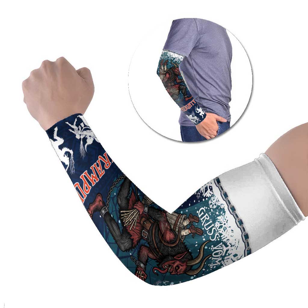 Gruss vom Krampus Christmas Arm Sleeves Creepy Xmas Devil - Wonder Print Shop