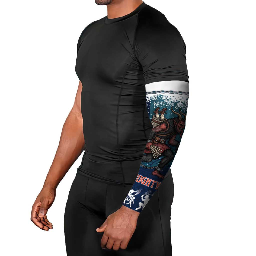 Gruss vom Krampus Christmas Arm Sleeves Creepy Xmas Devil - Wonder Print Shop