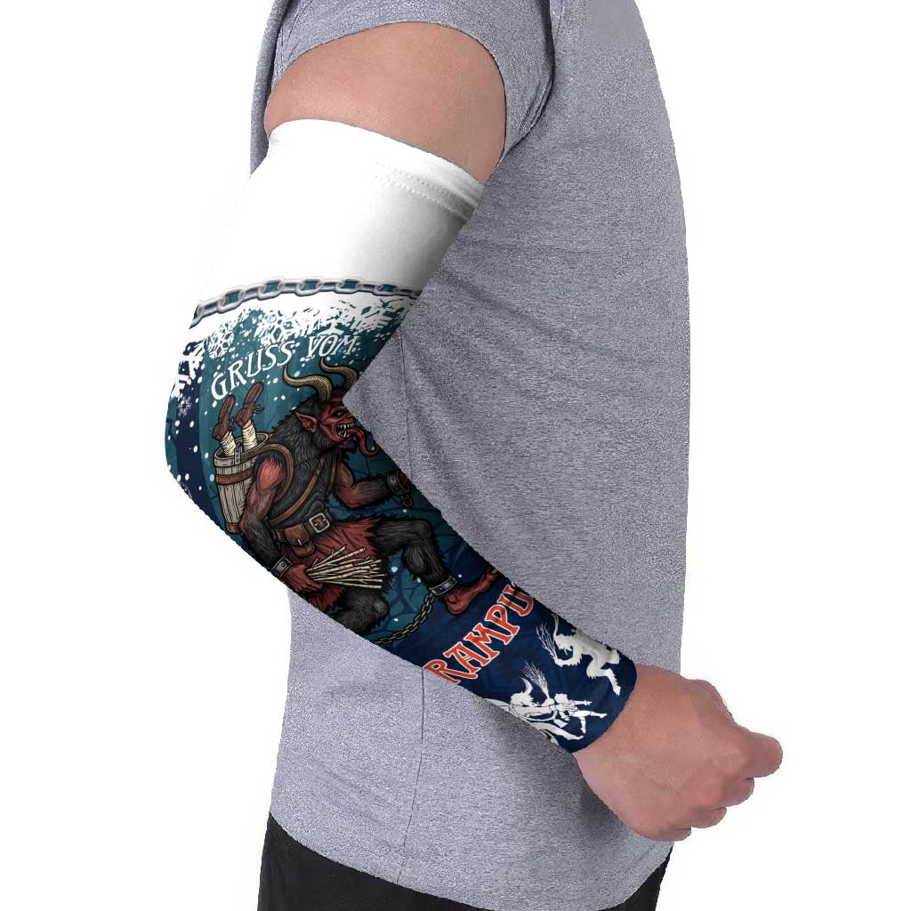 Gruss vom Krampus Christmas Arm Sleeves Creepy Xmas Devil - Wonder Print Shop