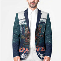 Gruss vom Krampus Christmas Blazer Creepy Xmas Devil - Wonder Print Shop