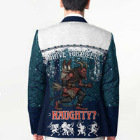 Gruss vom Krampus Christmas Blazer Creepy Xmas Devil - Wonder Print Shop