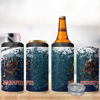Gruss vom Krampus Christmas 4 in 1 Can Cooler Tumbler Creepy Xmas Devil - Wonder Print Shop