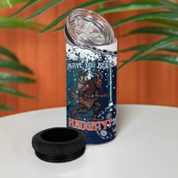 Gruss vom Krampus Christmas 4 in 1 Can Cooler Tumbler Creepy Xmas Devil - Wonder Print Shop