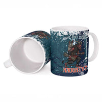 Gruss vom Krampus Christmas Ceramic Mug Creepy Xmas Devil - Wonder Print Shop