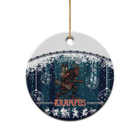 Gruss vom Krampus Christmas Ceramic Ornament Creepy Xmas Devil - Wonder Print Shop