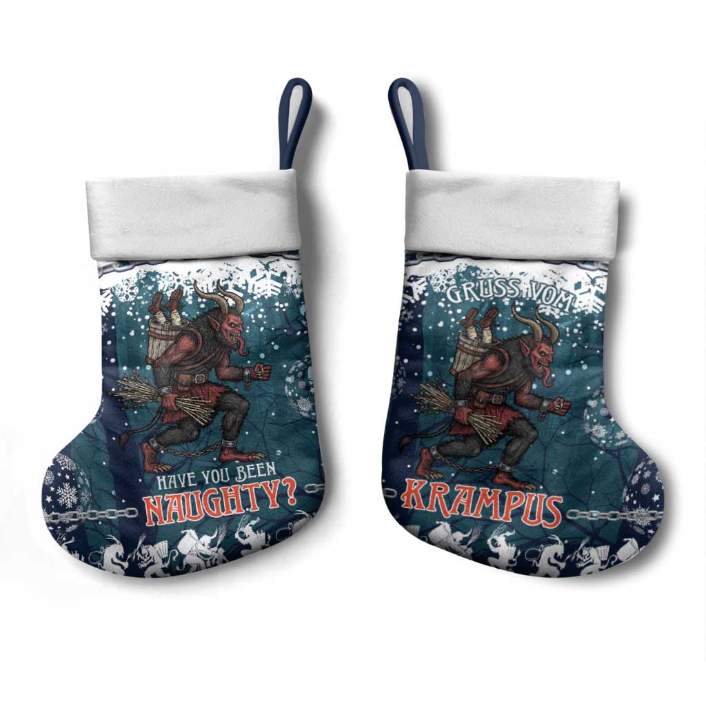 Gruss vom Krampus Christmas Stocking Creepy Xmas Devil - Wonder Print Shop