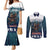 Gruss vom Krampus Christmas Couples Matching Mermaid Dress and Long Sleeve Button Shirt Creepy Xmas Devil - Wonder Print Shop