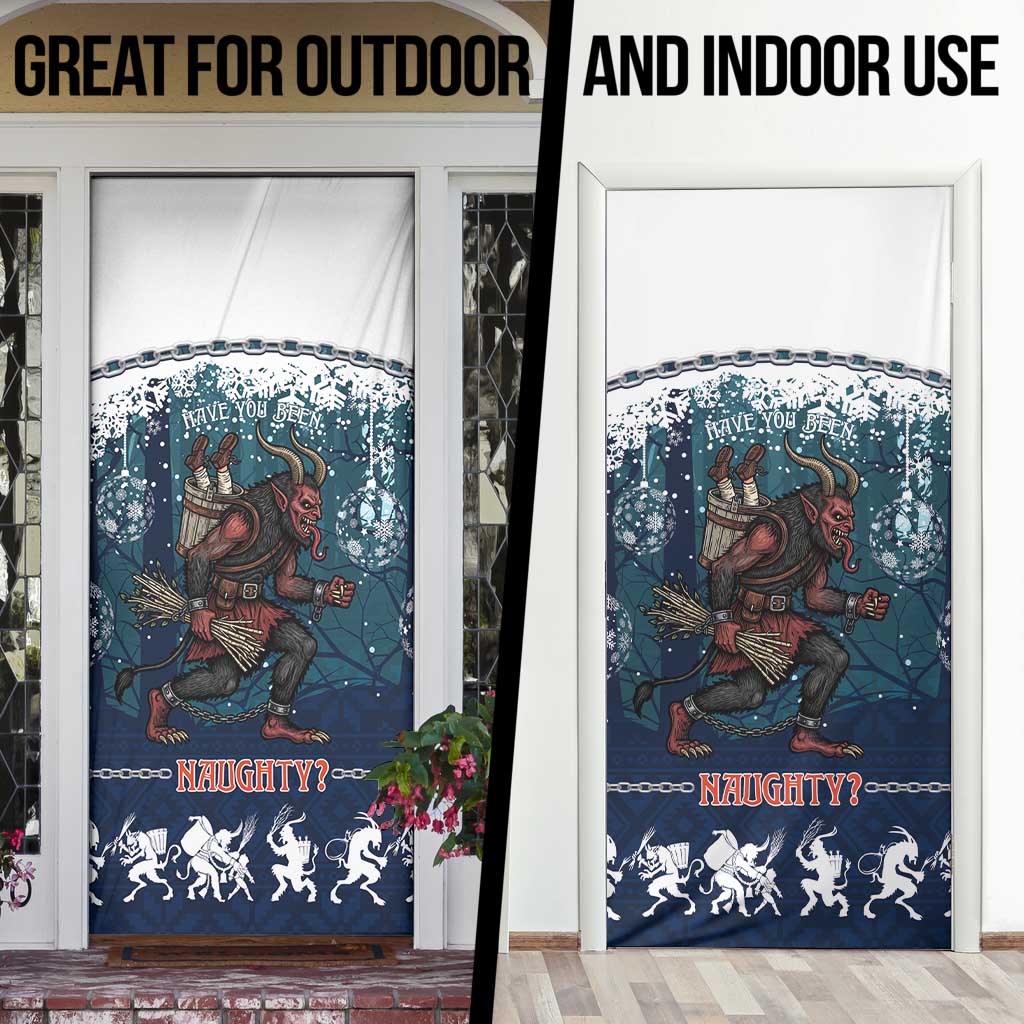 Gruss vom Krampus Christmas Door Cover Creepy Xmas Devil - Wonder Print Shop