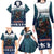 Gruss vom Krampus Christmas Family Matching Long Sleeve Bodycon Dress and Hawaiian Shirt Creepy Xmas Devil - Wonder Print Shop