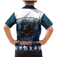 Gruss vom Krampus Christmas Family Matching Mermaid Dress and Hawaiian Shirt Creepy Xmas Devil - Wonder Print Shop