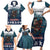 Gruss vom Krampus Christmas Family Matching Short Sleeve Bodycon Dress and Hawaiian Shirt Creepy Xmas Devil - Wonder Print Shop
