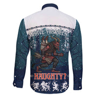 Gruss vom Krampus Christmas Family Matching Summer Maxi Dress and Hawaiian Shirt Creepy Xmas Devil - Wonder Print Shop