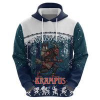 Gruss vom Krampus Christmas Hoodie Creepy Xmas Devil - Wonder Print Shop