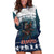 Gruss vom Krampus Christmas Hoodie Dress Creepy Xmas Devil - Wonder Print Shop