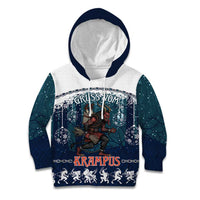 Gruss vom Krampus Christmas Kid Hoodie Creepy Xmas Devil - Wonder Print Shop