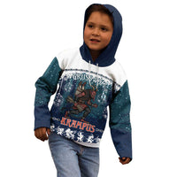 Gruss vom Krampus Christmas Kid Hoodie Creepy Xmas Devil - Wonder Print Shop