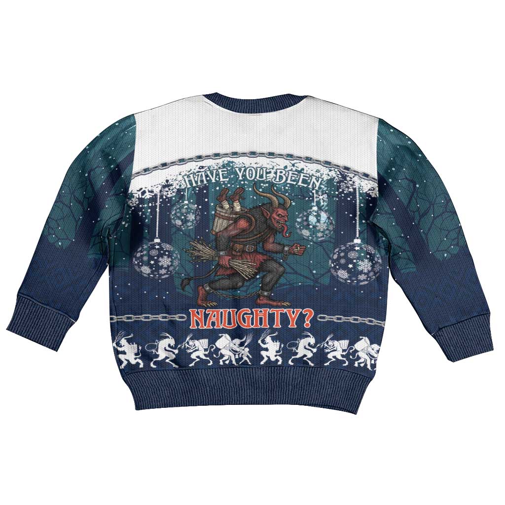 Gruss vom Krampus Christmas Kid Ugly Christmas Sweater Creepy Xmas Devil - Wonder Print Shop