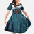 Gruss vom Krampus Christmas Kid Short Sleeve Dress Creepy Xmas Devil - Wonder Print Shop