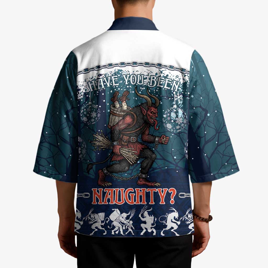 Gruss vom Krampus Christmas Kimono Creepy Xmas Devil - Wonder Print Shop