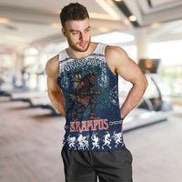 Gruss vom Krampus Christmas Men Tank Top Creepy Xmas Devil - Wonder Print Shop