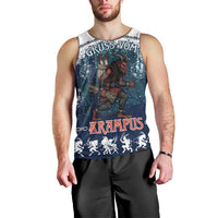 Gruss vom Krampus Christmas Men Tank Top Creepy Xmas Devil - Wonder Print Shop