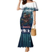 Gruss vom Krampus Christmas Mermaid Dress Creepy Xmas Devil - Wonder Print Shop