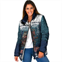 Gruss vom Krampus Christmas Padded Jacket Creepy Xmas Devil - Wonder Print Shop