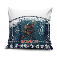 Gruss vom Krampus Christmas Pillow Cover Creepy Xmas Devil - Wonder Print Shop