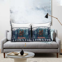 Gruss vom Krampus Christmas Pillow Cover Creepy Xmas Devil - Wonder Print Shop