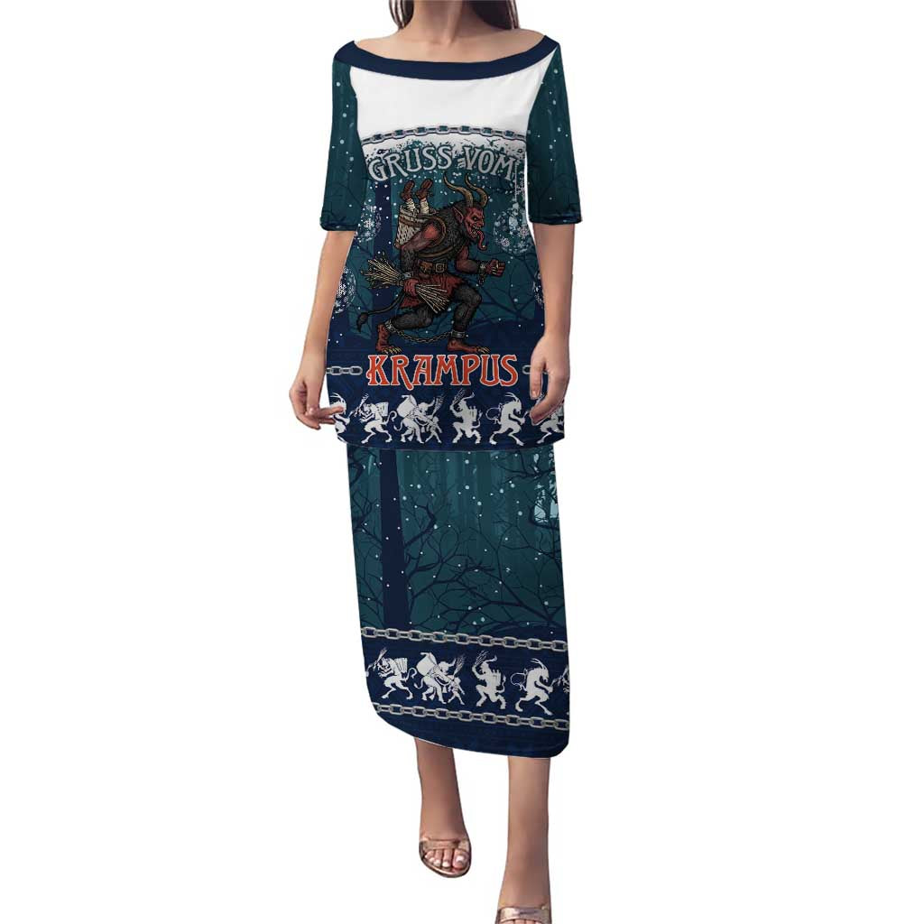 Gruss vom Krampus Christmas Puletasi Creepy Xmas Devil - Wonder Print Shop