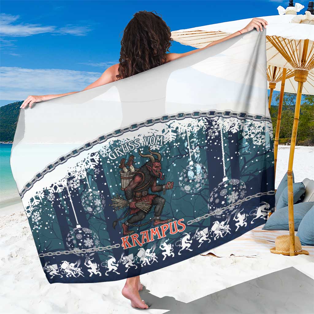 Gruss vom Krampus Christmas Sarong Creepy Xmas Devil - Wonder Print Shop