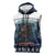 Gruss vom Krampus Christmas Sleeveless Zip Hoodie Creepy Xmas Devil - Wonder Print Shop