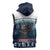 Gruss vom Krampus Christmas Sleeveless Zip Hoodie Creepy Xmas Devil - Wonder Print Shop