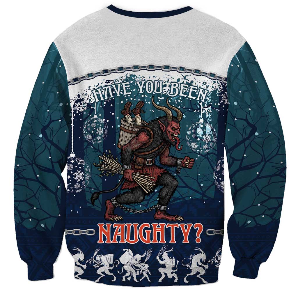 Gruss vom Krampus Christmas Sweatshirt Creepy Xmas Devil - Wonder Print Shop