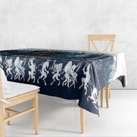 Gruss vom Krampus Christmas Tablecloth Creepy Xmas Devil - Wonder Print Shop