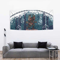 Gruss vom Krampus Christmas Tapestry Creepy Xmas Devil - Wonder Print Shop