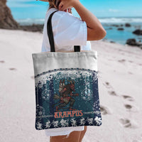 Gruss vom Krampus Christmas Tote Bag Creepy Xmas Devil - Wonder Print Shop